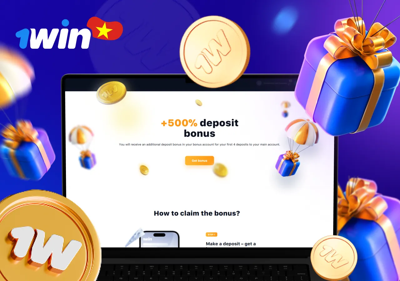 Hướng dẫn nhận thưởng chào mừng lên đến 500%